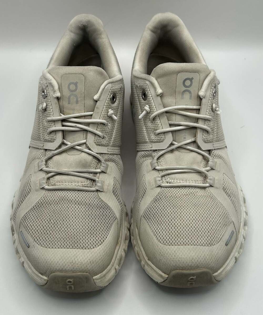 On Cloud Running Shoes Sneakers White Pearl Women's